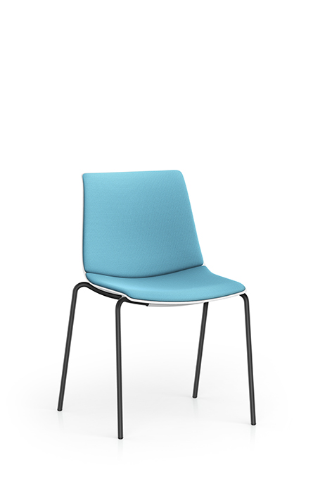 SU113 - Four legs, 
stacking height: 5 pieces
(Non-stackable with loop armrests)